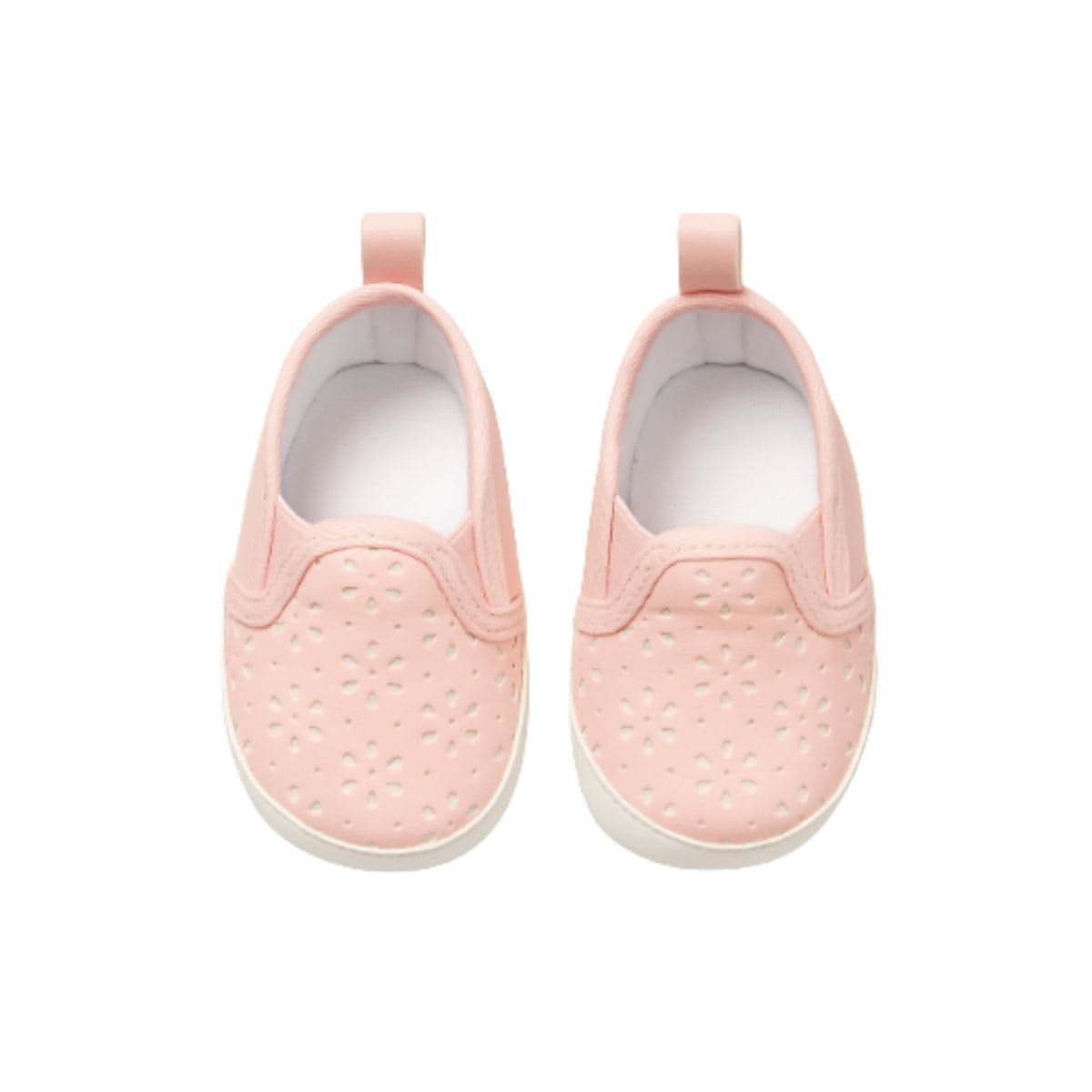 Baby Girls Eyelet Slip-on Sneakers by Cat Jack in Pink