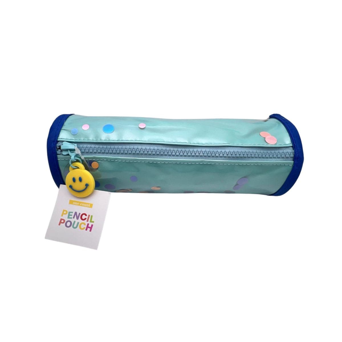 Ankyo Blue Pencil Pouch With Large Glitter/Sequence Inside Brand: Generic
