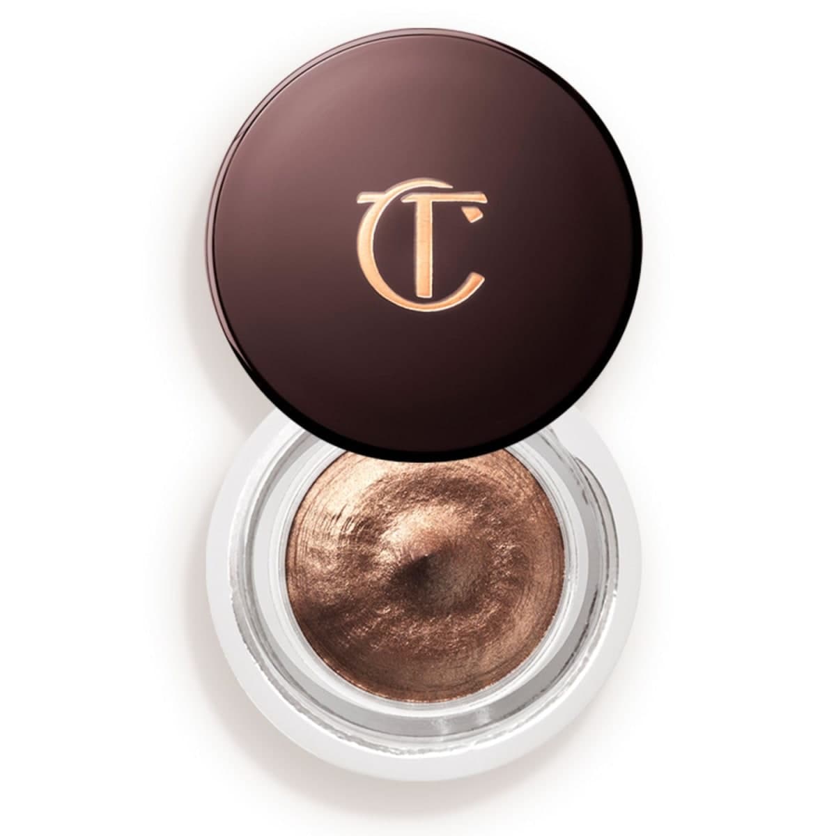 Charlotte Tilbury Eyes to Mesmerize Cream Eyeshadow - Long-Lasting Single Eyeshadow - Water-Infused Metallic Formula with Vitamin E for Crease-Resistant Wear - Chocolate Bronze (Mona Lisa)
