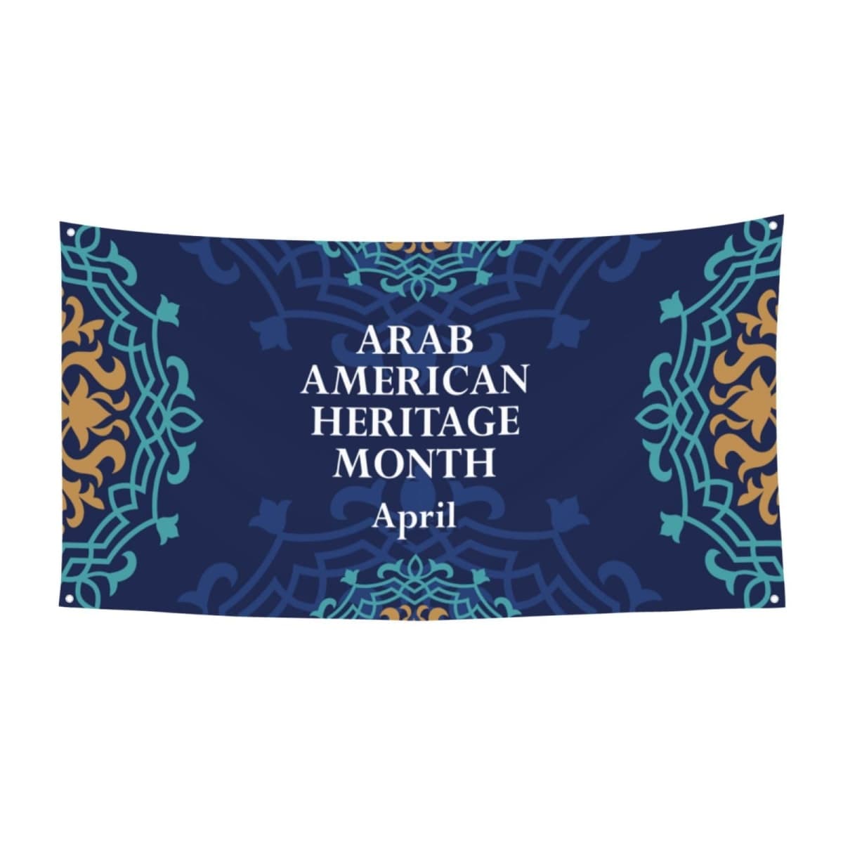 Arab American Heritage Month Backdrops Banner 70 * 35 Inches Holiday Party Photography Background Indoor Outdoor Festival Photo Banner Booth Props Wall Decoration