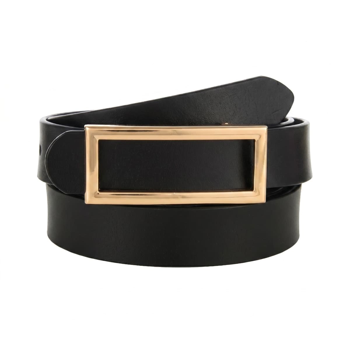 INSIGHTER Genuine Leather Belt for Women Waist Skinny Dress Belt for Jeans Pants 0.93" Width Black Red Brown White, Brown Leather Belt, L: Suit for Pant Size 30-35