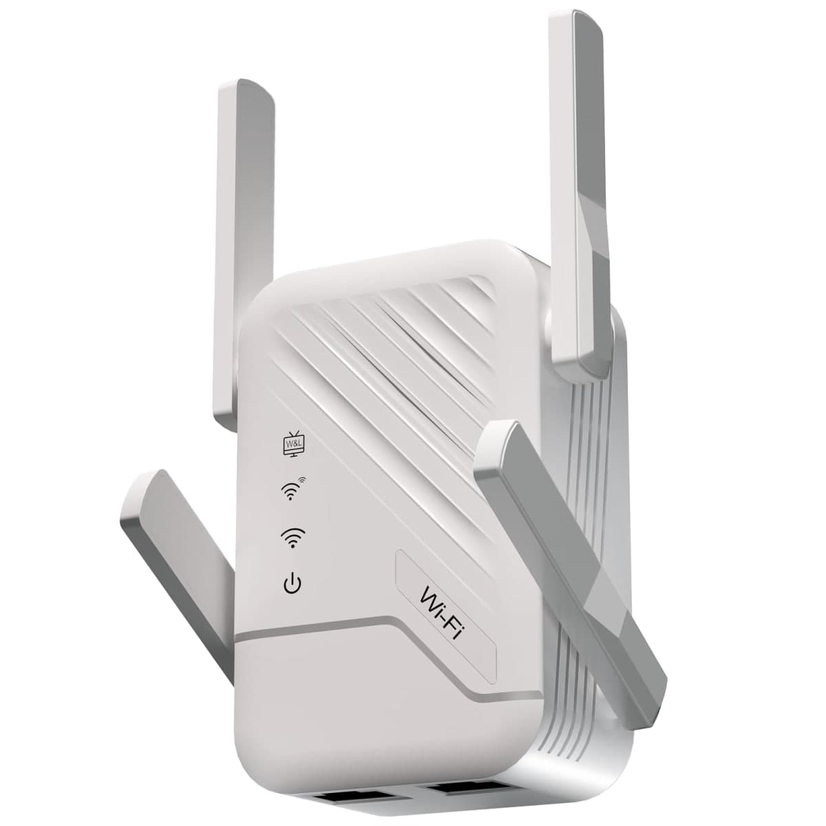 Wireless Router Amplifier Easy Setup, Wide Compatibility, WiFi Extender Signal Booster, Internet Extender Covers Up to 13389 Sq.ft for Home, Long Range WiFi Repeater