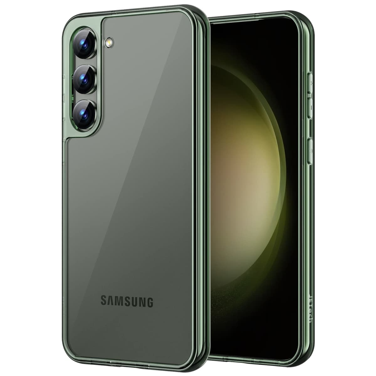 JETech Case for Samsung Galaxy S23+ / S23 Plus 5G 6.6-Inch, Non-Yellowing Shockproof Bumper Protective Phone Cover, Anti-Scratch Hard PC Back (Green)
