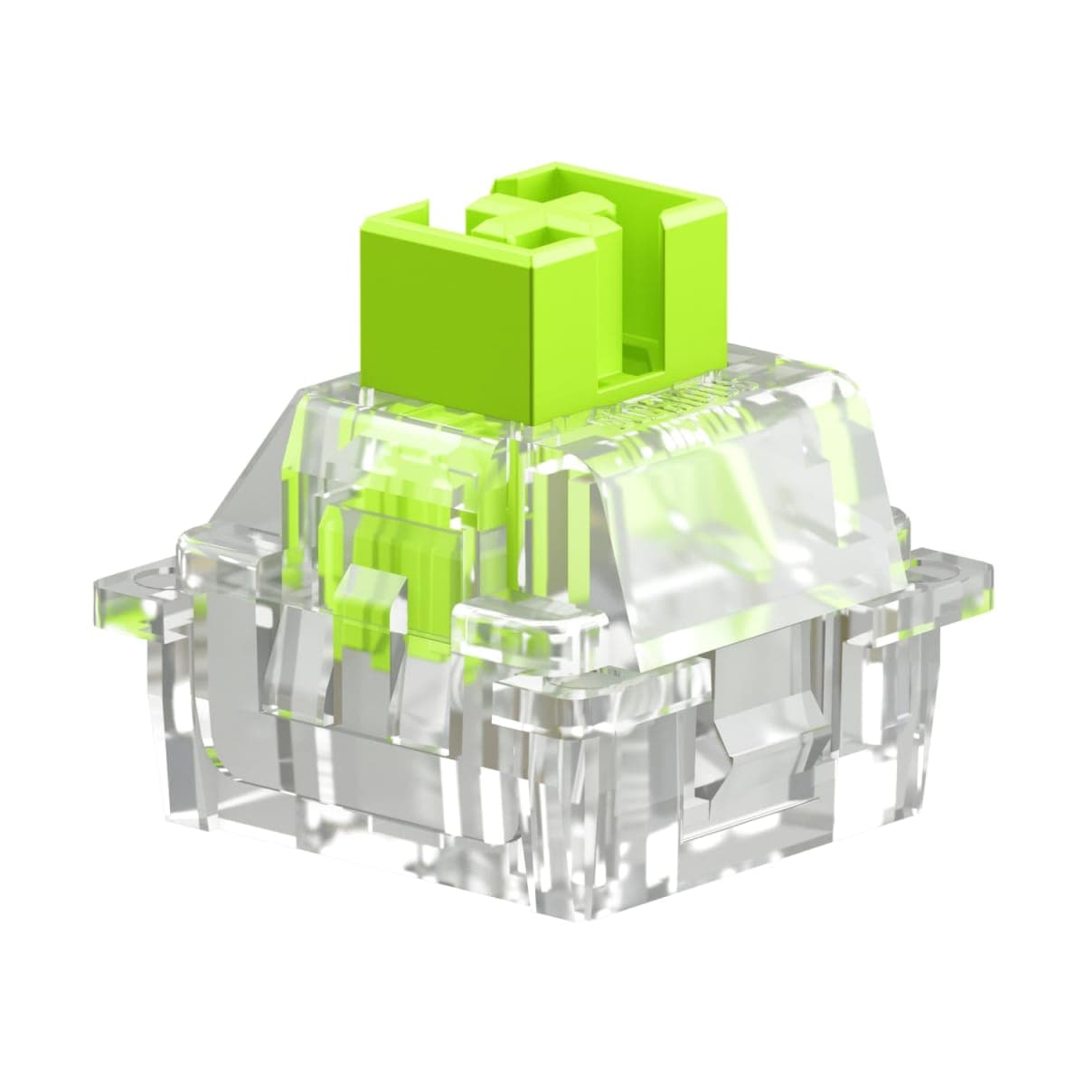 Glorious Gaming - Raptor Clicky Switches (36 PCS), Magnetic Switches for HE Hotswap Mechanical Keyboards for Gaming, Transparent for MAX RGB, Pre-Lubed, Premium Click Bar for Thocky Sound