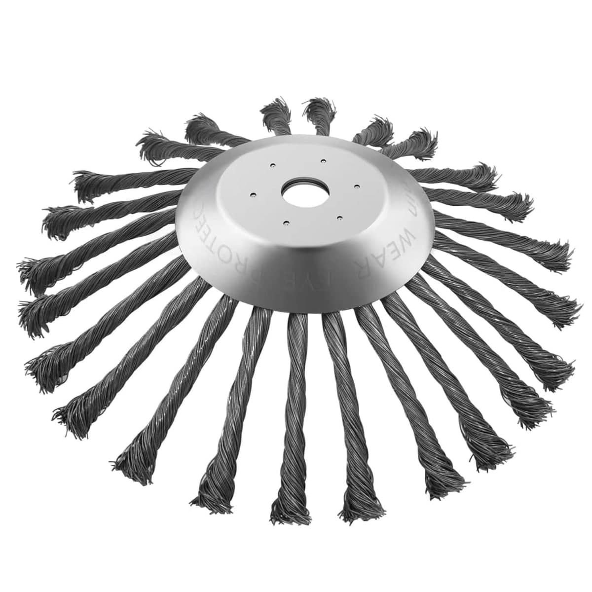 NeJesZoe 10 inch Unbreakable Steel Wire Weed Brush Cutter Trimmer Head,Lightweight Wired Trimmer Blade for Weed Trimmer,Wired Weed Cutter Universal Attachments Head,Upgraded Rotary Wire Weed Head