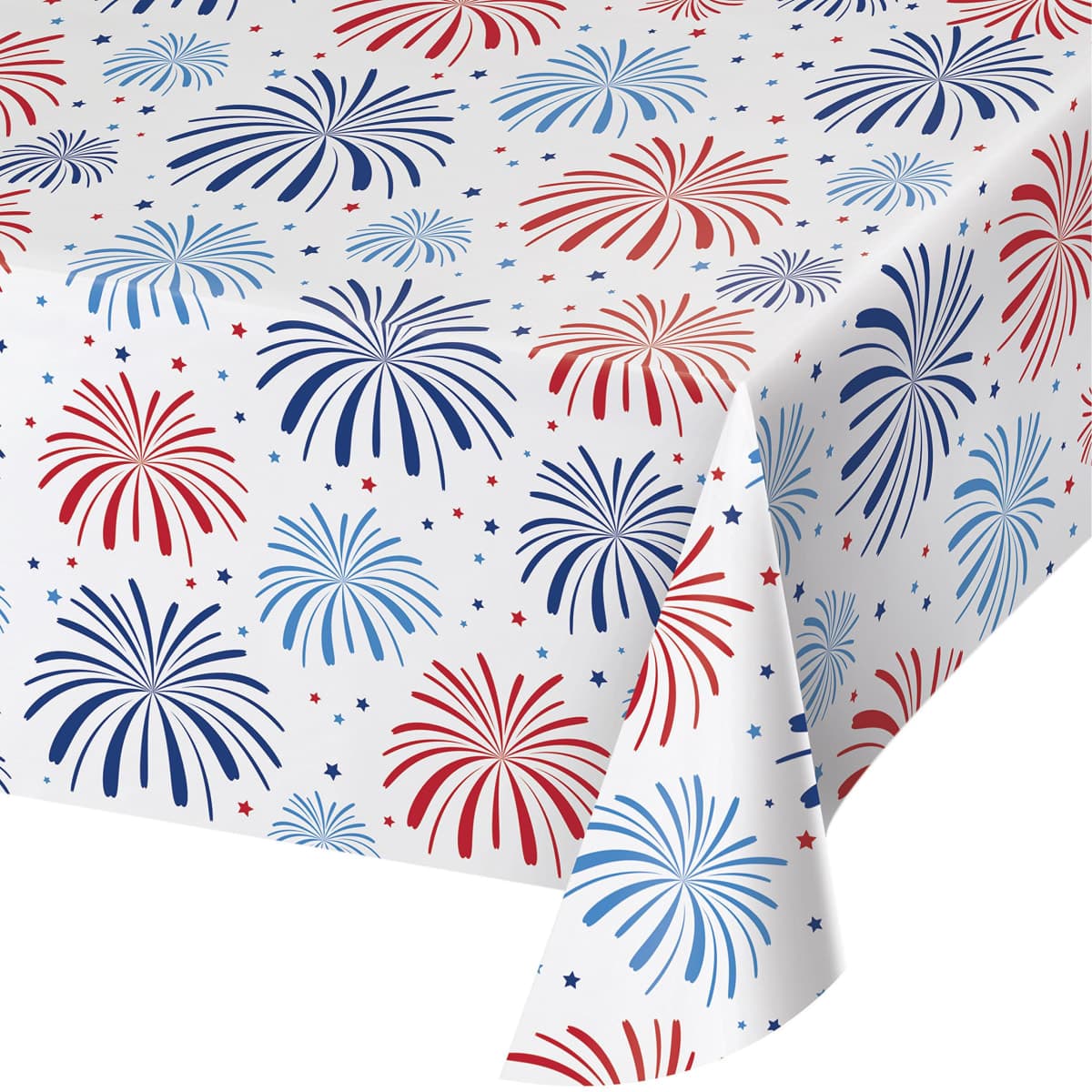 Creative Converting Plastic Tablecloth, One Size, Multicolor