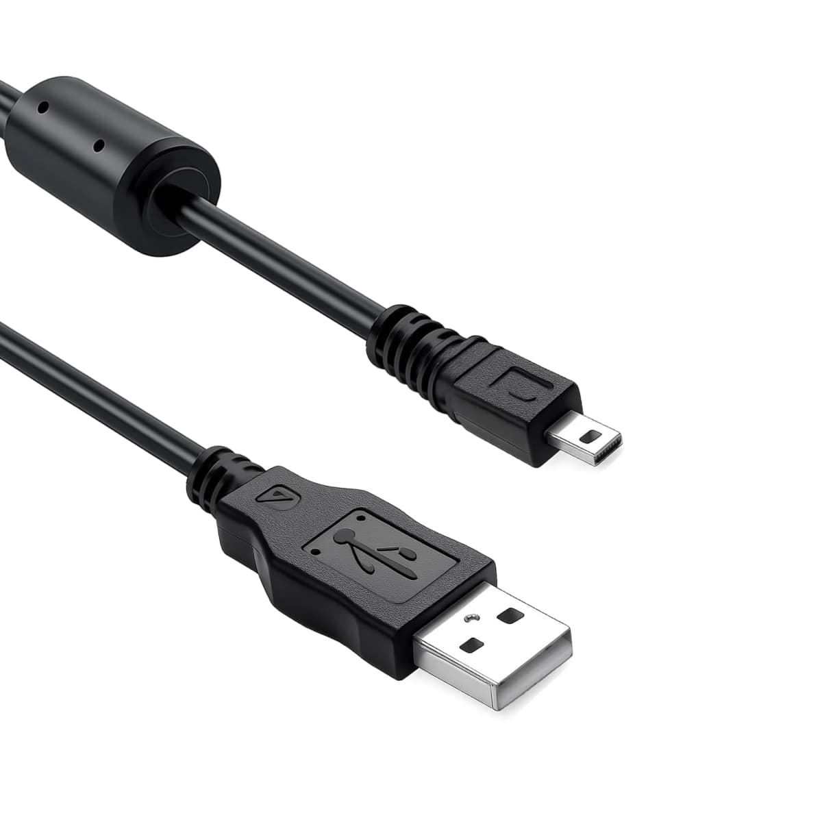 AZJCKEW USB Charging Cable Compatible with Nikon Coolpix L830 S3300 S3000 Fujifilm FinePix JX650 JX660 AX500 AX550 J10 J26 Mini 8-Pin UC-E6 UC-E16 UC-E17 UC-E23, 5FT Camera Power Cord