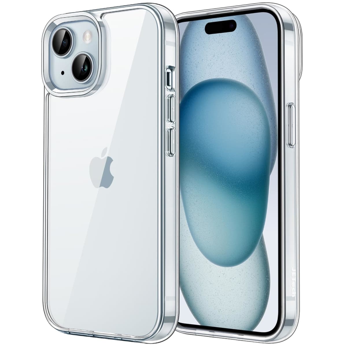JETech Case for iPhone 15, Anti-Yellowing, Clear