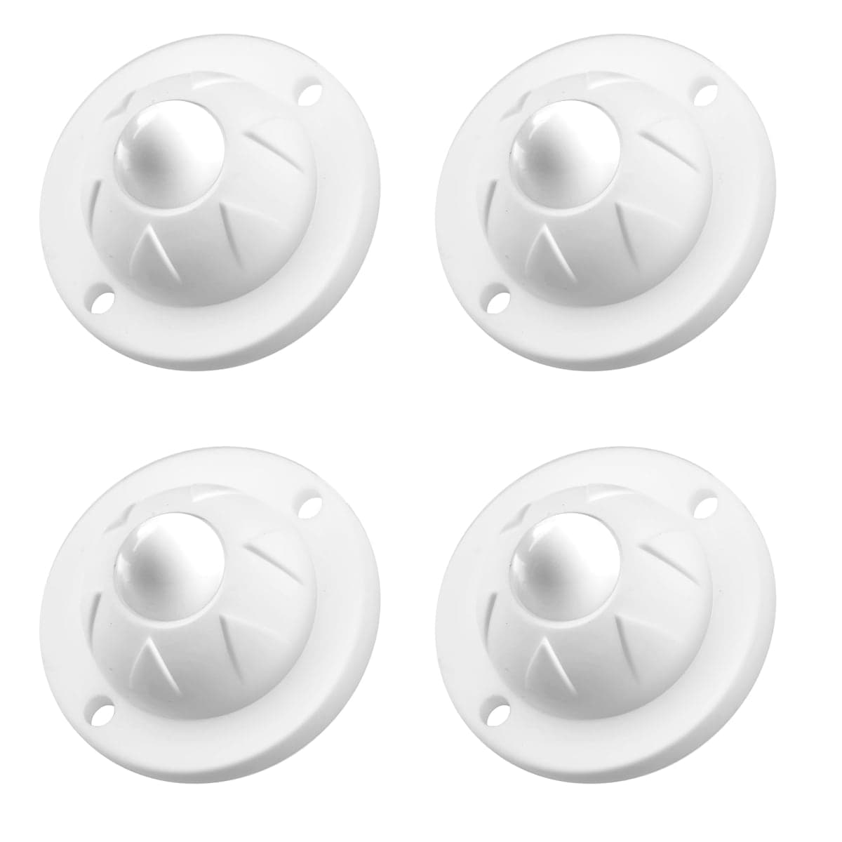 PlusRoc 8 Pack Self Adhesive Caster Wheels 1 Inch for Furniture, Load Capacity 28LBS Per Wheel, Low Profile Swivel Wheels for Small Appliance Storage Bins, Black