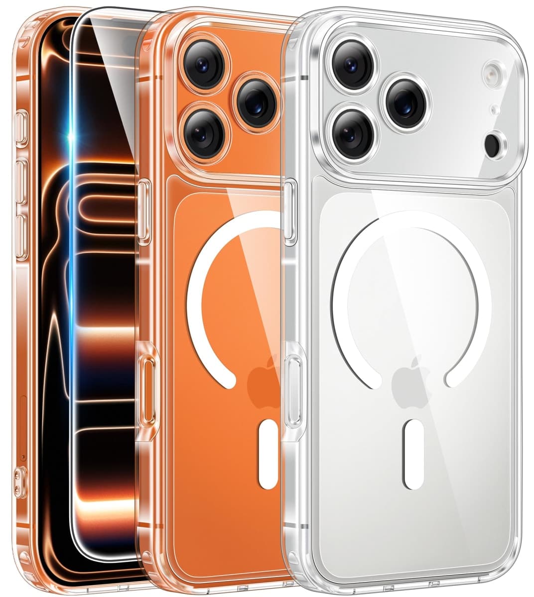 FNTCASE for iPhone 17 Pro-Max Case Compatible with Magsafe Clear Phonecase