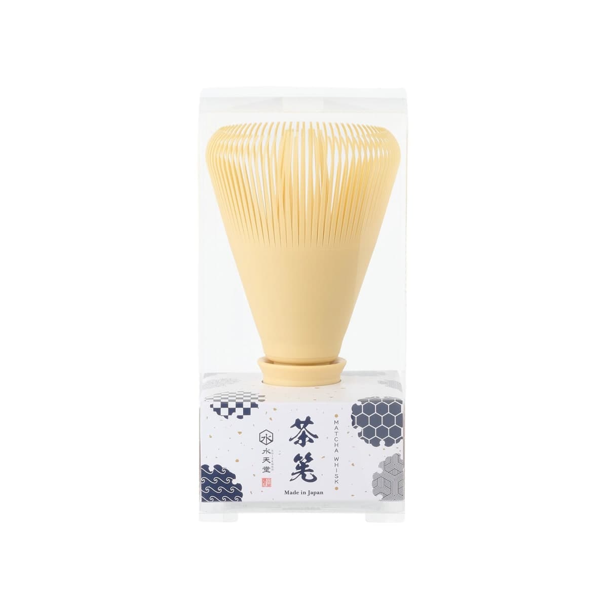 SUITENDO Resin Matcha Whisk Made in Japan - Durable PP Chasen, Bamboo Whisk Alternative for Japanese Tea Ceremony & Daily Latte, Professional Mixing Tool, Easy to Clean