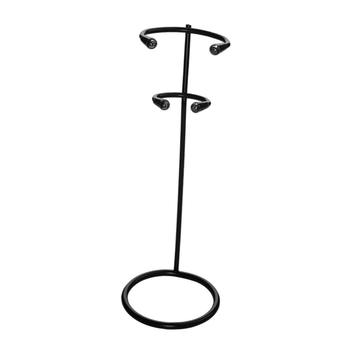 Baoblaze Kitchen Frother Stand Milk Frother Holder Portable Rustproof Space Saving Stainless Steel Stand Egg Beater Stand for Kitchen, Black