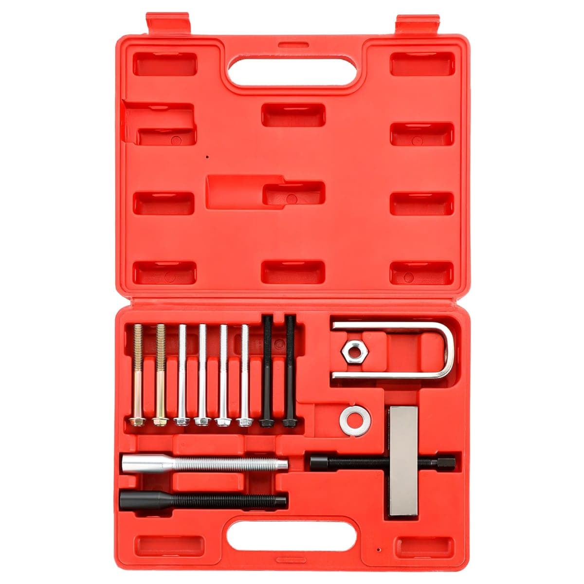 Acymner Car Steering Wheel Puller Compressor Remover Set | Automotive Steering Wheel Lock Plate Compressor Removal Tool Kit, for Most Cars SUVs and Light Trucks