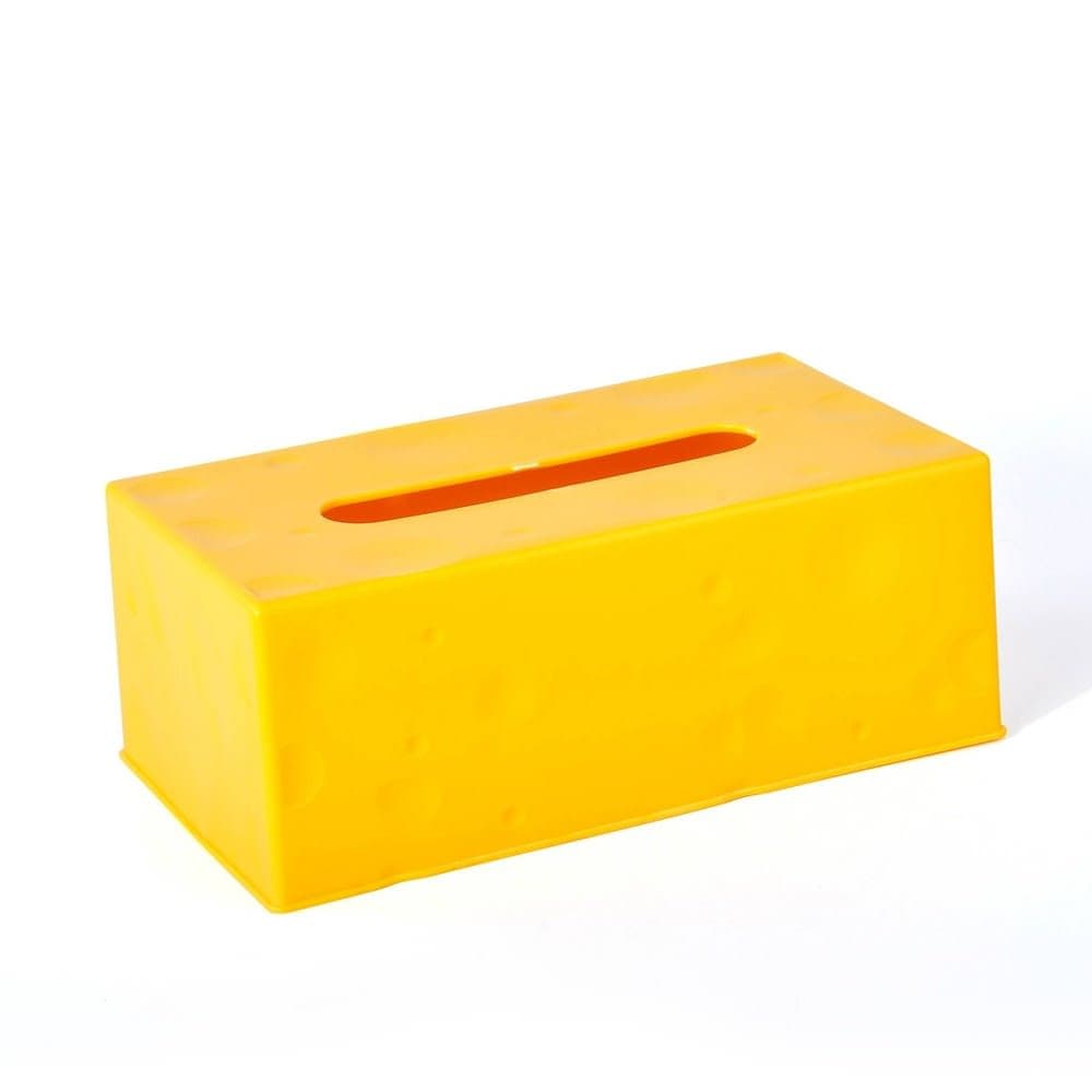 Tissue Box Cheese Yellow - Bullseye's Playground™