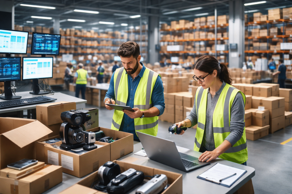Warehouse inspection process at 4More using technology and AI to assess liquidation inventory