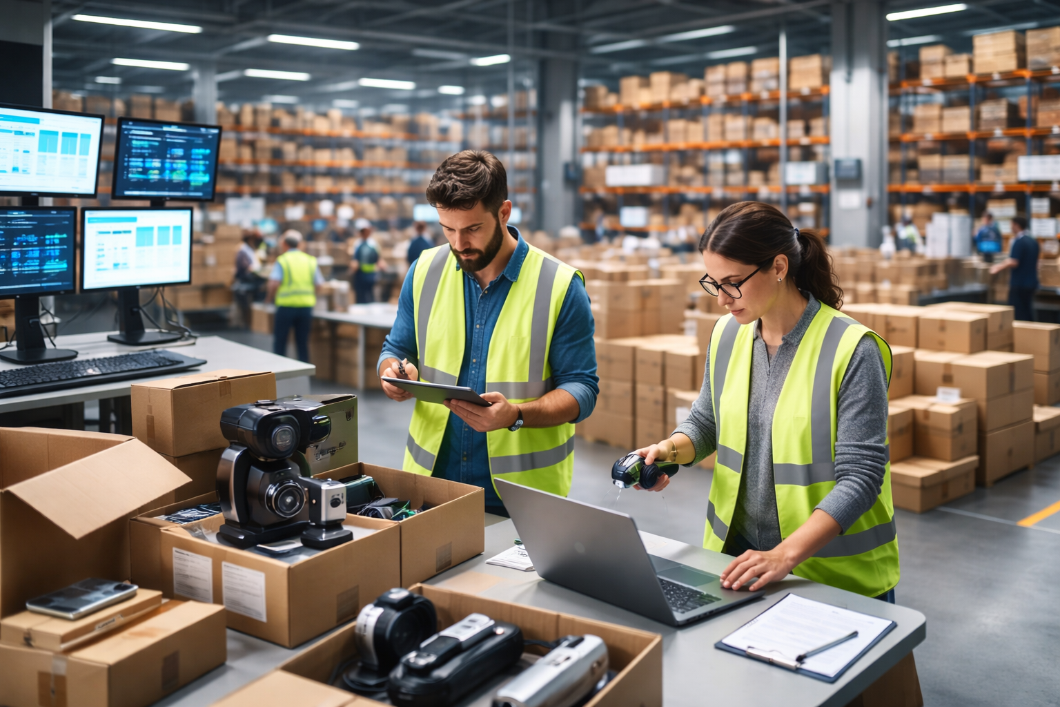 Warehouse inspection process at 4More using technology and AI to assess liquidation inventory